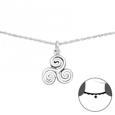 Triskelion - 925 Ezüst Chokers A4S34704