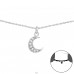Moon - 925 Sterling Silver Chokers necklace A4S34709