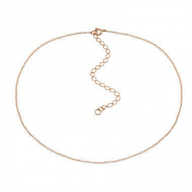 Strieborná Reťaz  38cm S 8cm Predĺžením - Šperkové Striebro 925 Chokers A4S37272