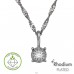 Rotund 4mm cu diamant - Argint 925 Coliere Cu Diamante Create În Laborator  A4S51355