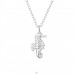 Sea Horse - 925 Sterling Silver Necklace with stones A4S24884