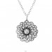 Vintage - 925 Sterling Silver Necklace with stones A4S31390