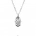 Hamsa - 925 Sterling Silver Necklace with stones A4S33815