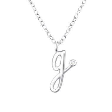 'g' - Striebro 925 Náhrdelníky s kameňmi A4S36573