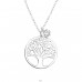 Tree Of Life - 925 Sterling Silver Necklace with stones A4S36841