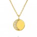 Moon - 925 Sterling Silver Necklace with stones A4S36847