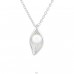 FlowerPearl - 925 Sterling Silver Necklace With Stones A4S37202