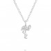Flamingo - 925 Sterling Silver Necklace with stones A4S39785