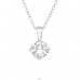 Round - 925 Sterling Silver Necklace with stones A4S40193
