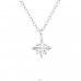 North Star - 925 Sterling Silver Necklace with stones A4S40251