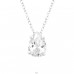 Pear - 925 Sterling Silver Necklace with stones A4S41011