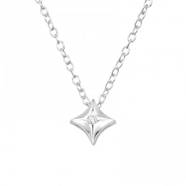 Stea cu Zirconiu - Argint 925 Coliere Bijuterii A4S41343