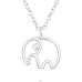 Colier elefant cu pietre - Argint 925 Coliere Bijuterii A4S45589