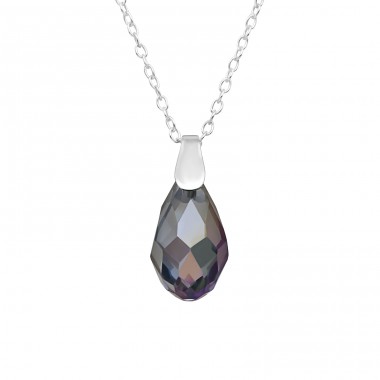 Picătură de cristal - Argint 925 Coliere Bijuterii A4S45872