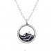 Mountain with Zirconia - 925 Sterling Silver Necklace With Stones A4S47274