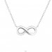 Infinity - 925 Sterling Silver Necklace without stones A4S16923