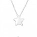 Star - 925 Sterling Silver Necklace without stones A4S17073