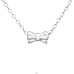 Tie Bow - 925 Sterling Silver Necklace without stones A4S17735