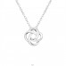 Knot - 925 Sterling Silver Necklace without stones A4S19122