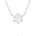 Snowflake - 925 Sterling Silver Necklace without stones A4S19390