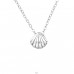 Shell - 925 Sterling Silver Necklace without stones A4S19511
