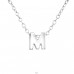 'm' - 925 Sterling Silver Necklace without stones A4S24294