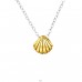 Shell - 925 Sterling Silver Necklace without stones A4S27812