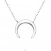 Moon - 925 Sterling Silver Necklace without stones A4S29932