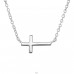 Cross - 925 Sterling Silver Necklace without stones A4S30227