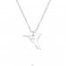 Hummingbird - 925 Sterling Silver Necklace without stones A4S32219