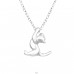 Cat - 925 Sterling Silver Necklace without stones A4S32228