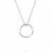 Hanging Ring - 925 Sterling Silver Necklace without stones A4S32418