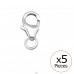 Lobster - 925 Sterling Silver Necklace without stones A4S32683