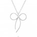 Schleife - Schmuck Silber 925 Komplette Halsketten A4S33316