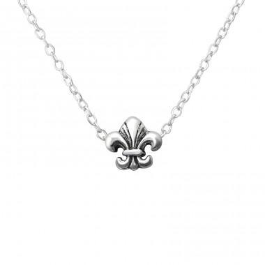 Fleur De Lis - Striebro 925 Náhrdelníky bez kameňov A4S36224