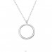 Circle - 925 Sterling Silver Necklace without stones A4S36355