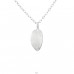 Leaf - 925 Sterling Silver Necklace without stones A4S36499