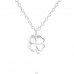 Lucky Clover - 925 Sterling Silver Necklace without stones A4S37626