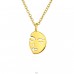 Face - 925 Sterling Silver Necklace without stones A4S38806