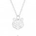 Tiger - 925 Sterling Silver Necklace without stones A4S39215