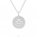 Flower - 925 Sterling Silver Necklace without stones A4S39489