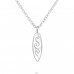 Surfboard - 925 Sterling Silver Necklace without stones A4S39710