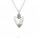 Arrowhead - 925 Sterling Silver Necklace without stones A4S40034