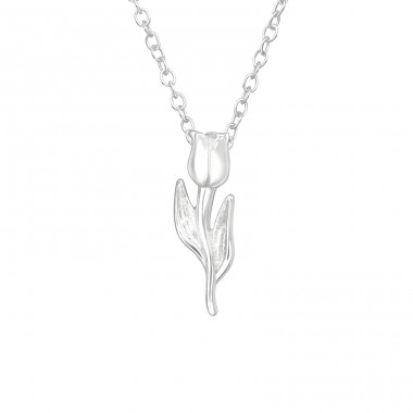 Rose - Silber 925 Halsketten ohne Steine A4S40950