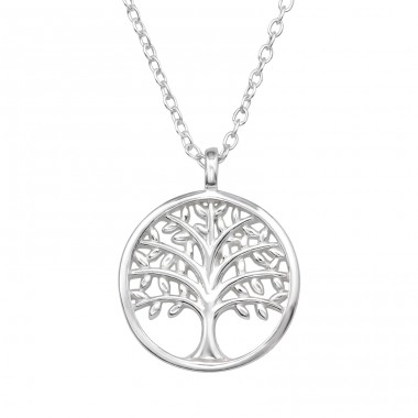 Strom života - Šperkové Striebro 925 Náhrdelníky Bez Kameňov A4S42313