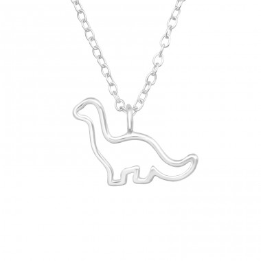 Dinosaurus - Stříbro 925 Náhrdelníky bez kamenů A4S43509