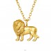 Golden Lion - 925 Sterling Silver Necklace Without Stones A4S44877