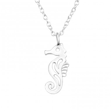 Seahorse - 925 Sterling Silver Necklace without stones A4S44952