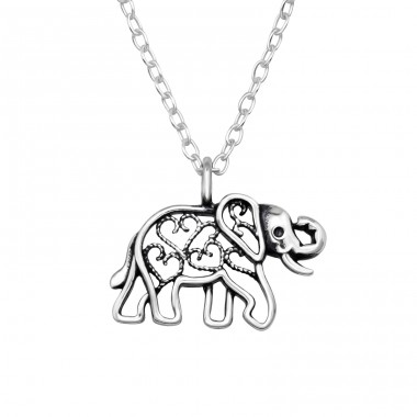Elefant - Argint 925 Coliere argint fără pietre A4S46823
