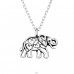 Elefant - Argint 925 Coliere argint fără pietre A4S46823